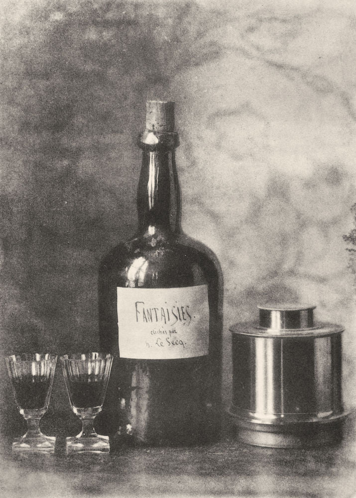 DRINK. Alcohol, photograph c.1855 1935 old vintage print picture